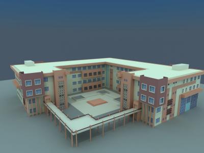  building Medical and Nursing college in University village-Duhok